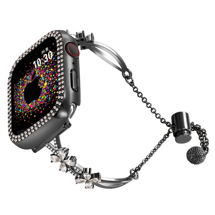 Super Sweet Apple Smartwatch Rhinestone Universel Strap - Black#serie_1