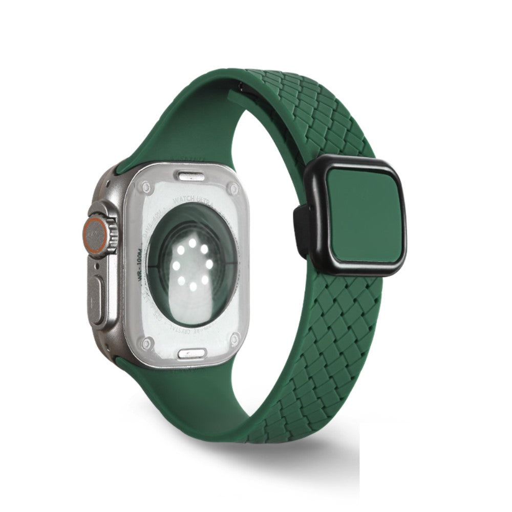 Super Comfortable Apple Smartwatch Silicone Universel Strap - Green#serie_23