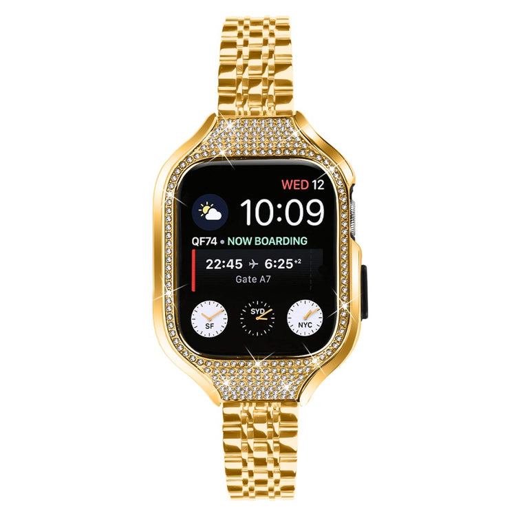 Very Good Apple Smartwatch Rhinestone Universel Strap - Gold#serie_3