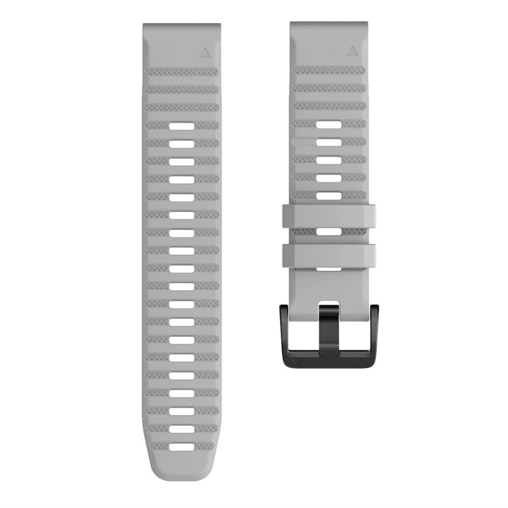 Absolutely Good Garmin Smartwatch Silicone Universel Strap - Silver#serie_7