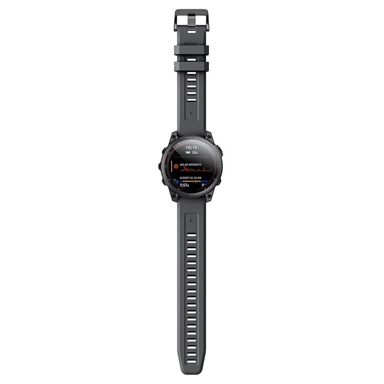 Mega Agreeable Garmin Smartwatch Silicone Universel Strap - Black#serie_1