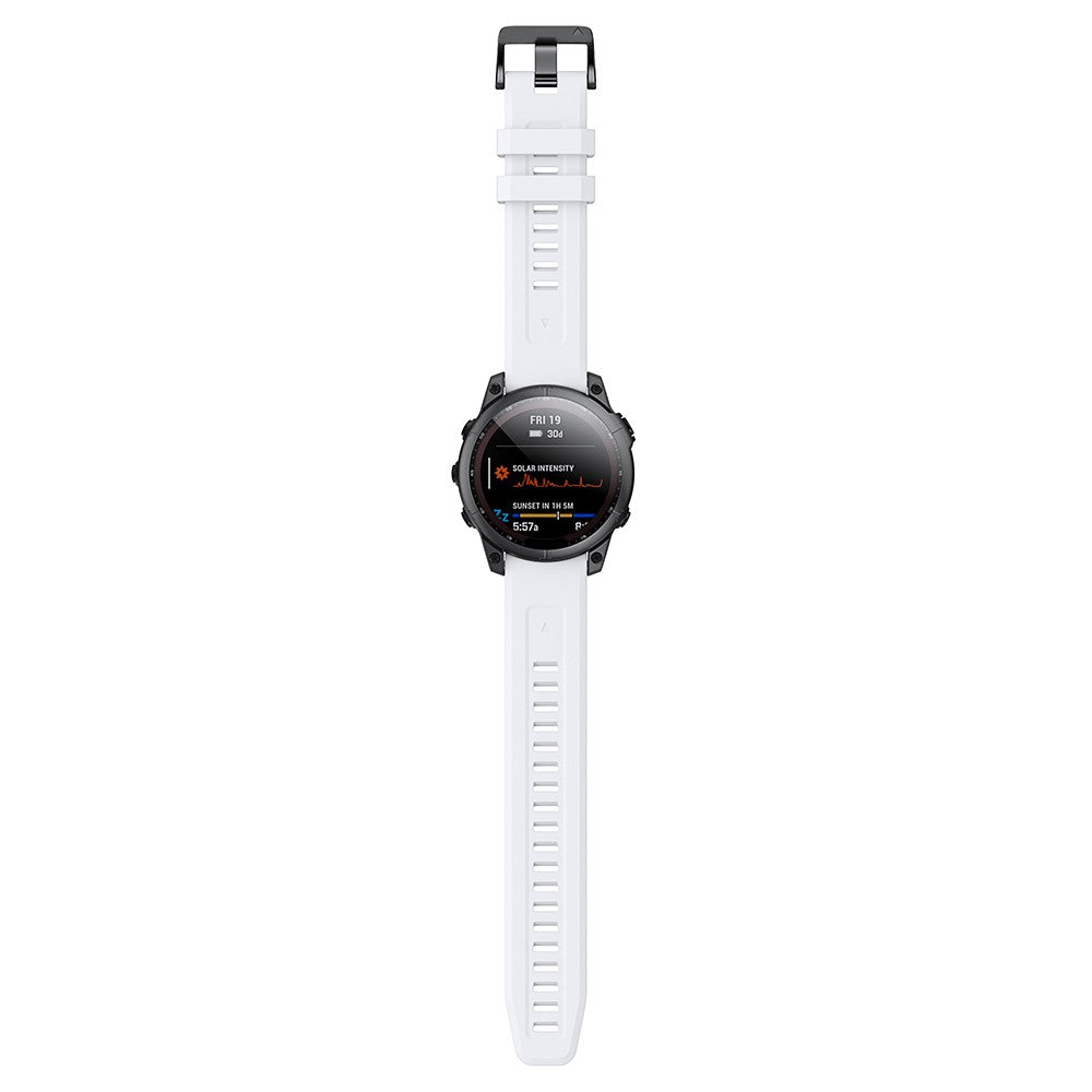 Mega Agreeable Garmin Smartwatch Silicone Universel Strap - White#serie_2