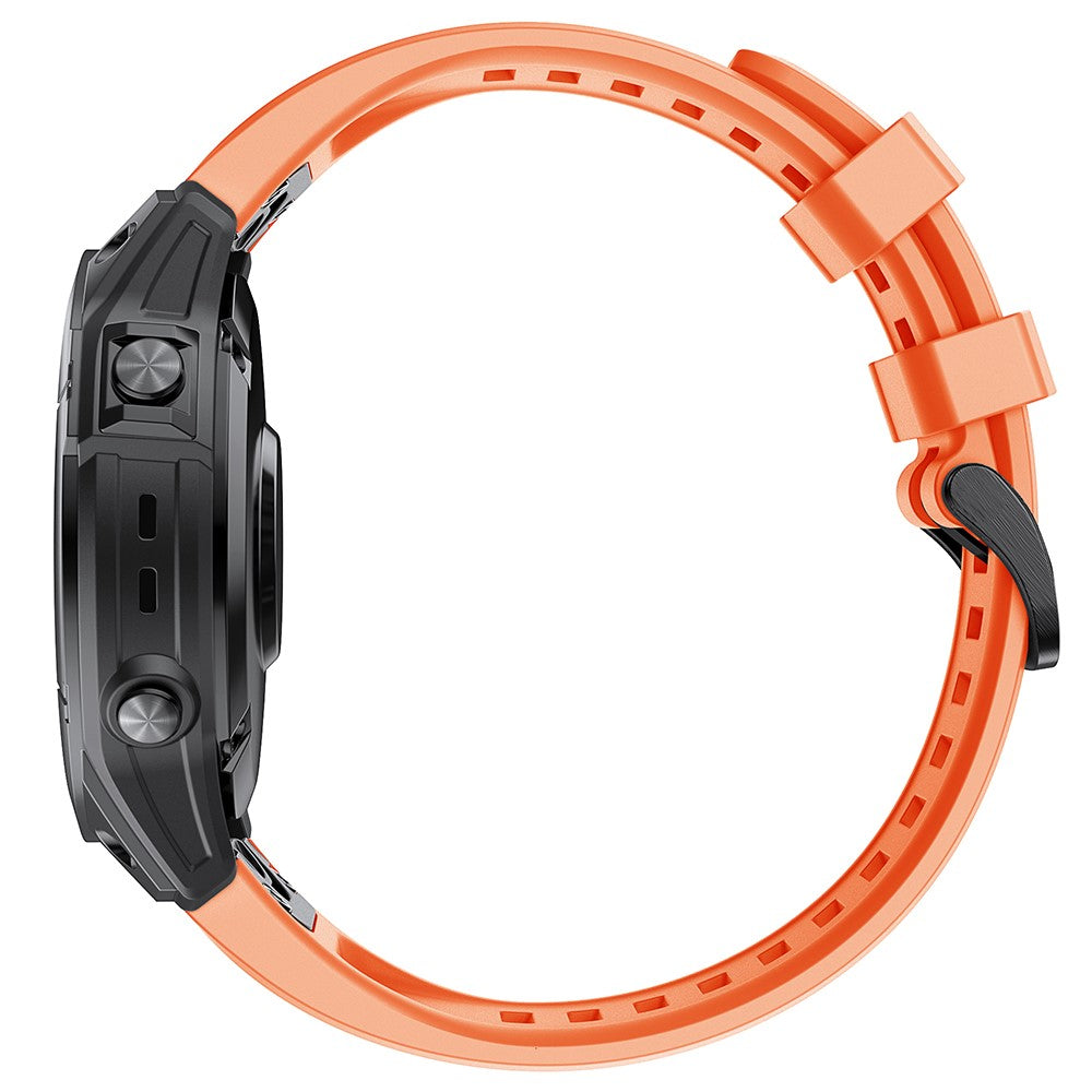 Mega Agreeable Garmin Smartwatch Silicone Universel Strap - Orange#serie_4