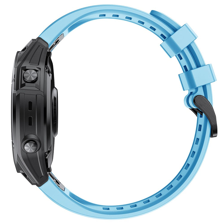 Mega Agreeable Garmin Smartwatch Silicone Universel Strap - Blue#serie_8