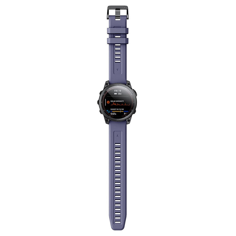 Mega Agreeable Garmin Smartwatch Silicone Universel Strap - Blue#serie_9