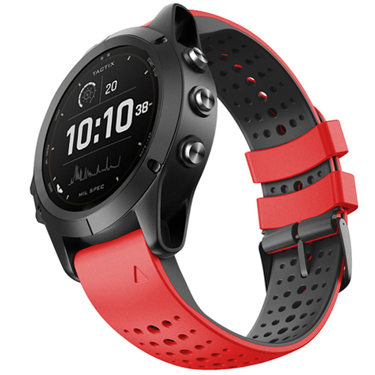 Super Stylish Garmin Smartwatch Silicone Universel Strap - Red#serie_4