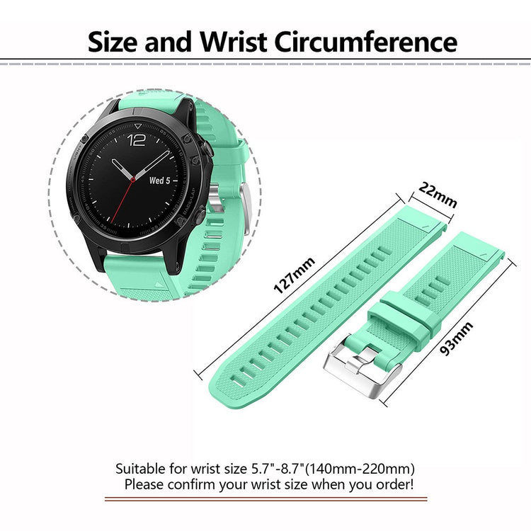 Very Pleasant Garmin Smartwatch Silicone Universel Strap - Purple#serie_12