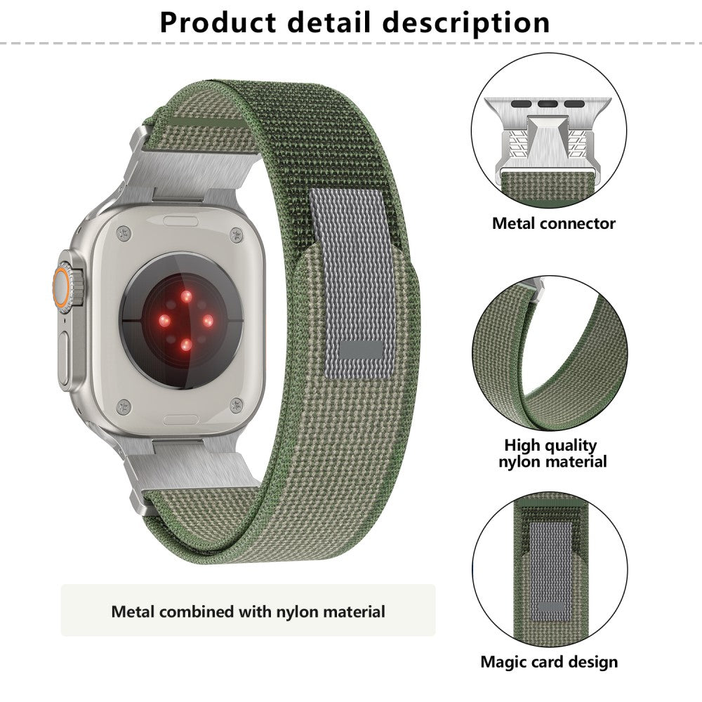 Absolutely Agreeable Apple Smartwatch Nylon Universel Strap - Silver#serie_4