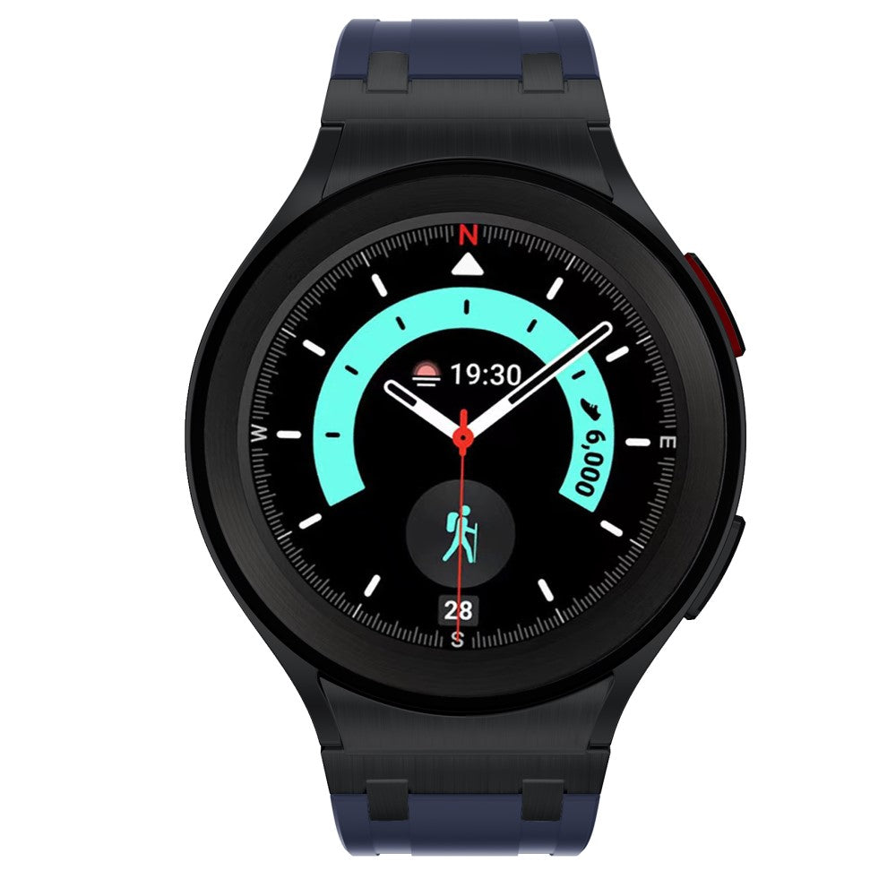 Samsung Galaxy Watch 5 (40mm) / Samsung Galaxy Watch 6 Classic (43mm) Silicone Universel Strap - Black#serie_5