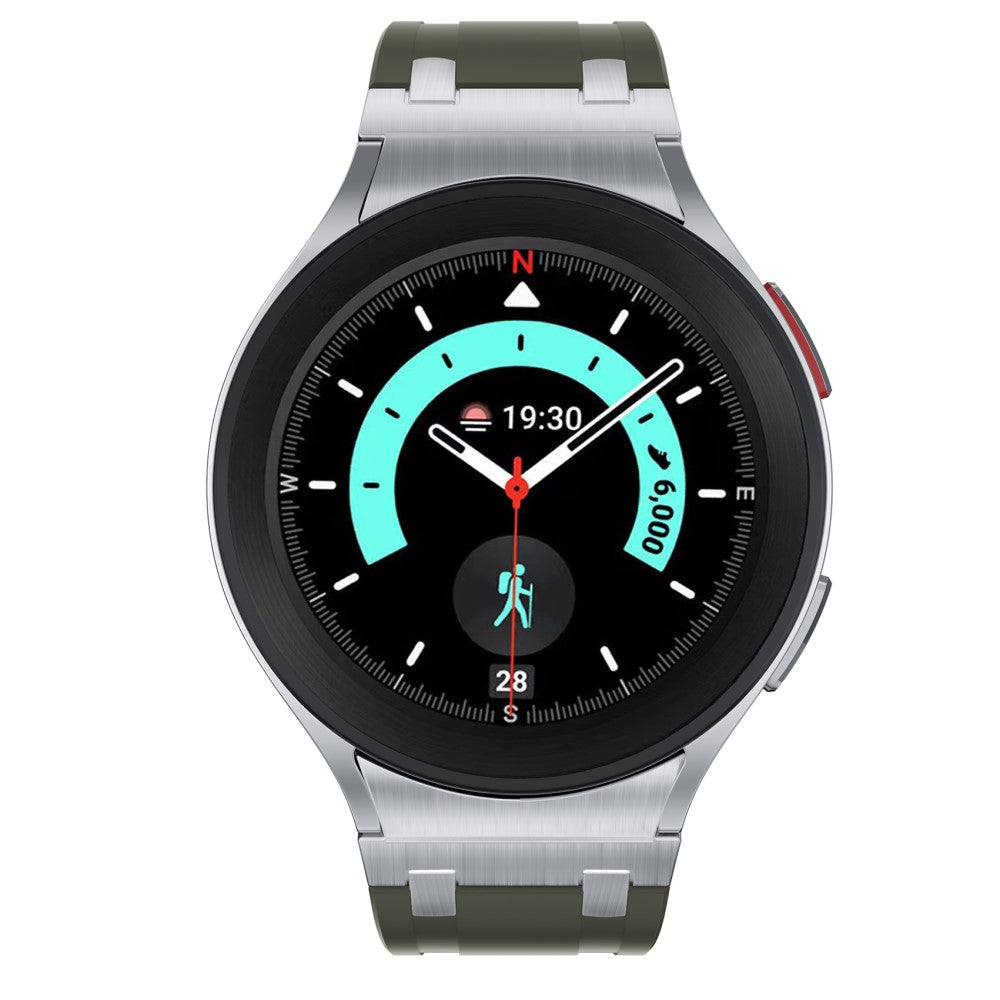 Samsung Galaxy Watch 5 (40mm) / Samsung Galaxy Watch 6 Classic (43mm) Silicone Universel Strap - Green#serie_11