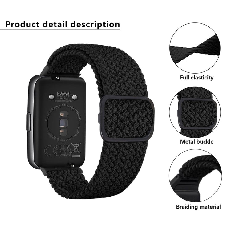 Timeless Huawei Band 8 Nylon Strap - Black#serie_5