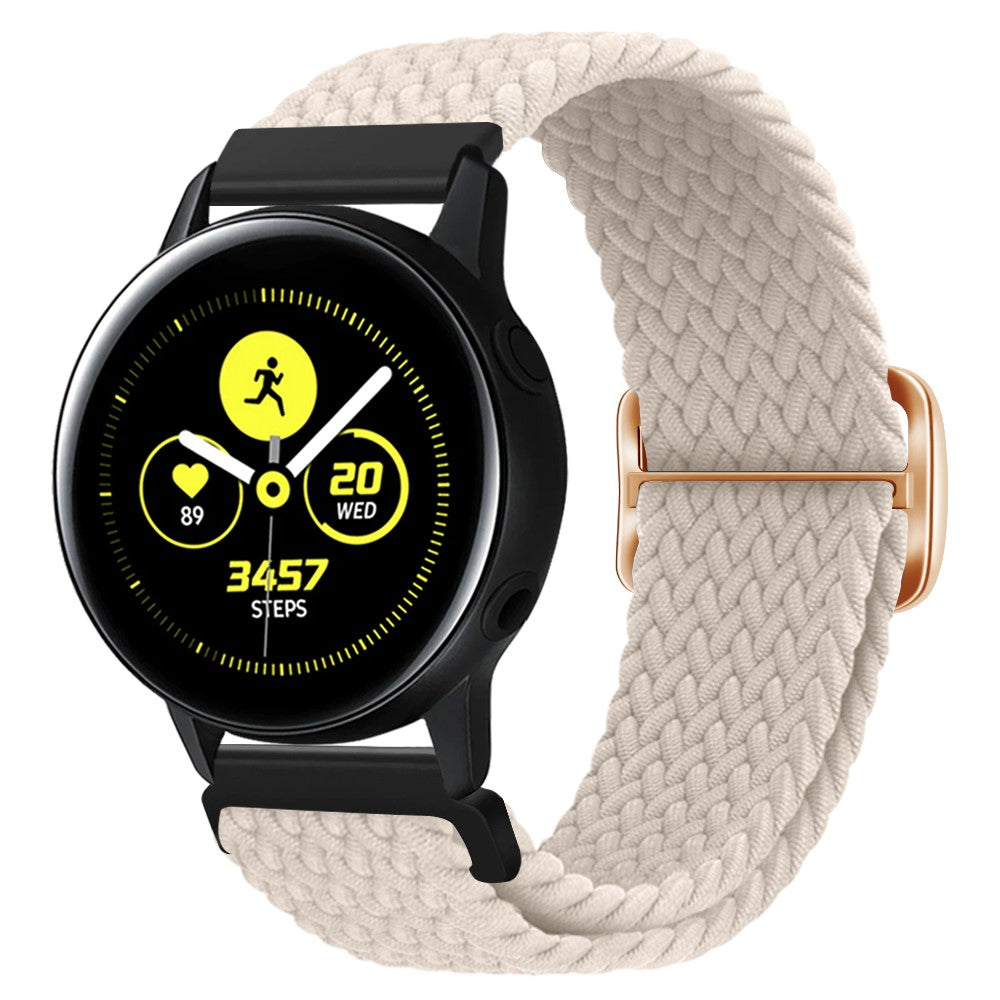 Super Stylish Smartwatch Nylon Universel Strap - White#serie_21