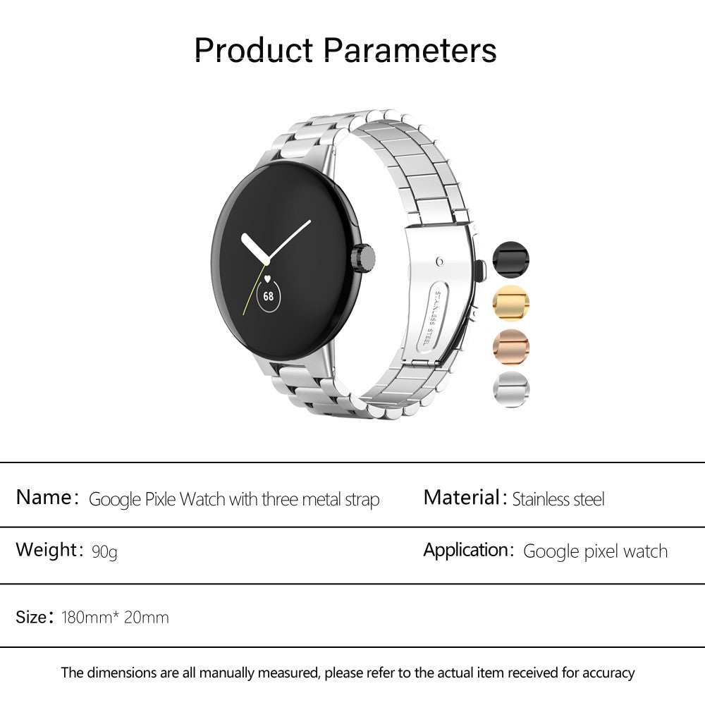 Classic Google Pixel Watch 2 Metal Strap - Silver#serie_1