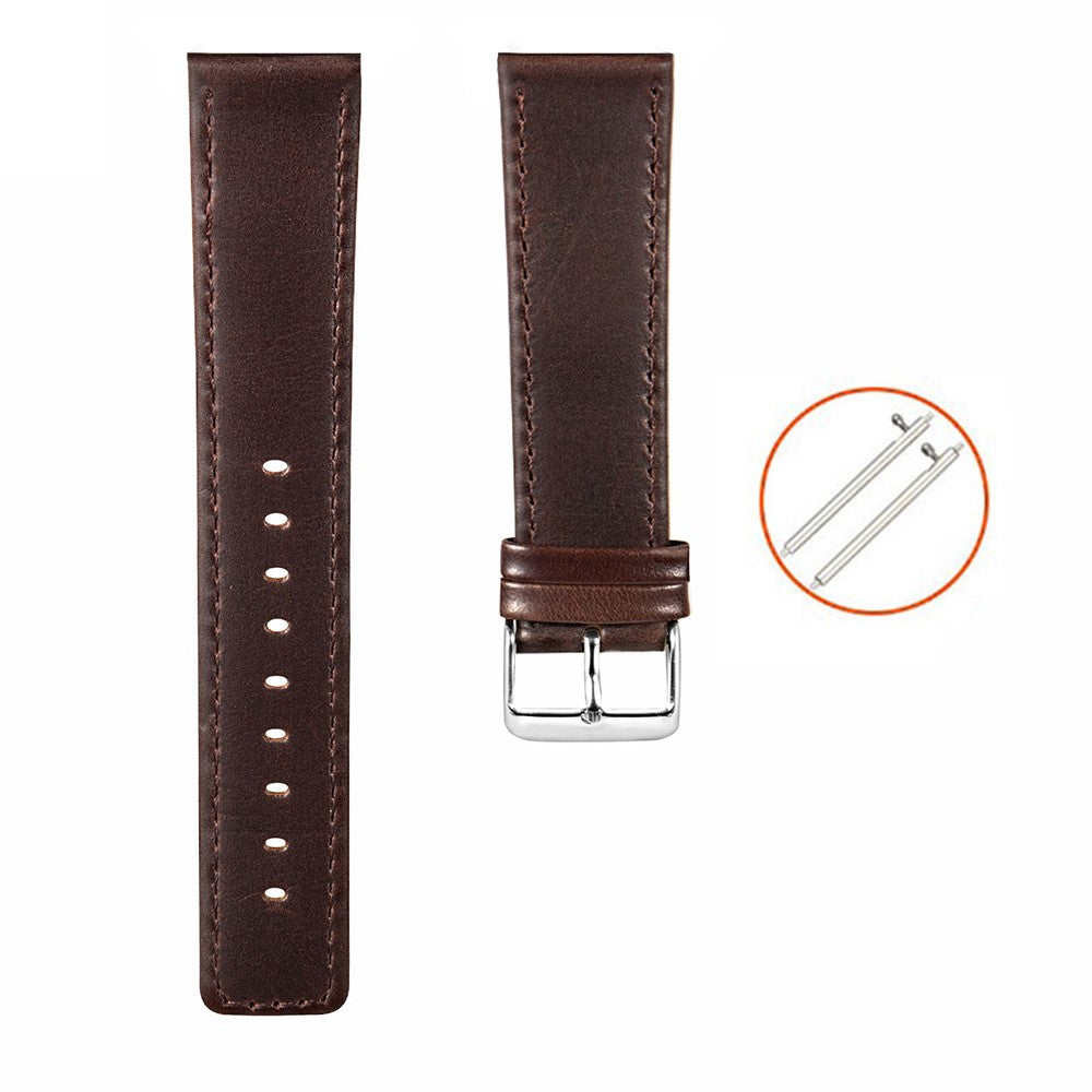 Very Fashionable Smartwatch Genuine Leather Universel Strap - Brown#serie_2