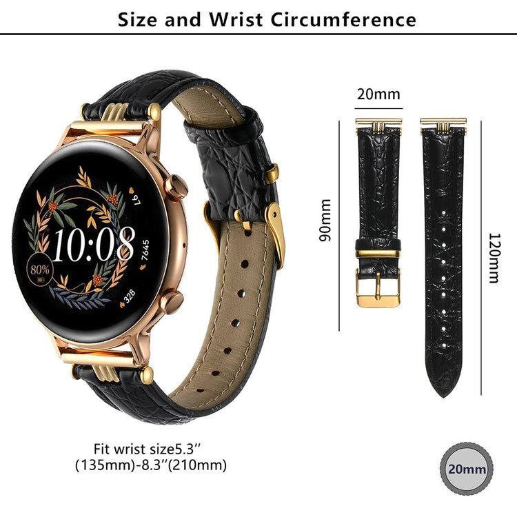 Super Agreeable Smartwatch Pu Leather Universel Strap - Brown#serie_4