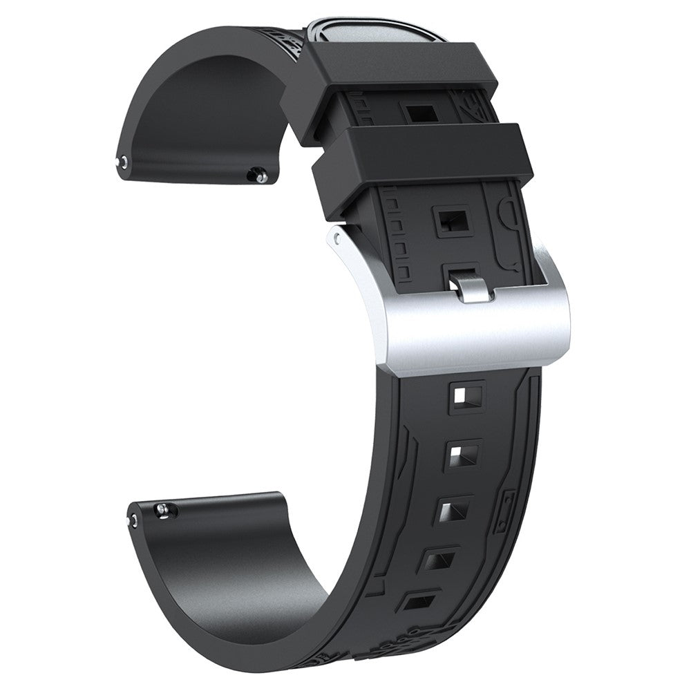 Incredibly Tough Smartwatch Silicone Universel Strap - Black#serie_1