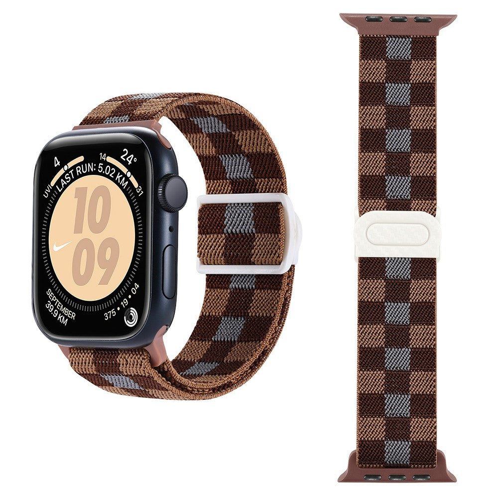 Super Stylish Apple Smartwatch Nylon Universel Strap - Brown#serie_7