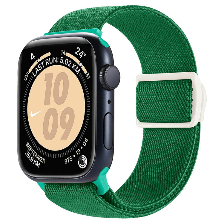 Super Stylish Apple Smartwatch Nylon Universel Strap - Green#serie_17