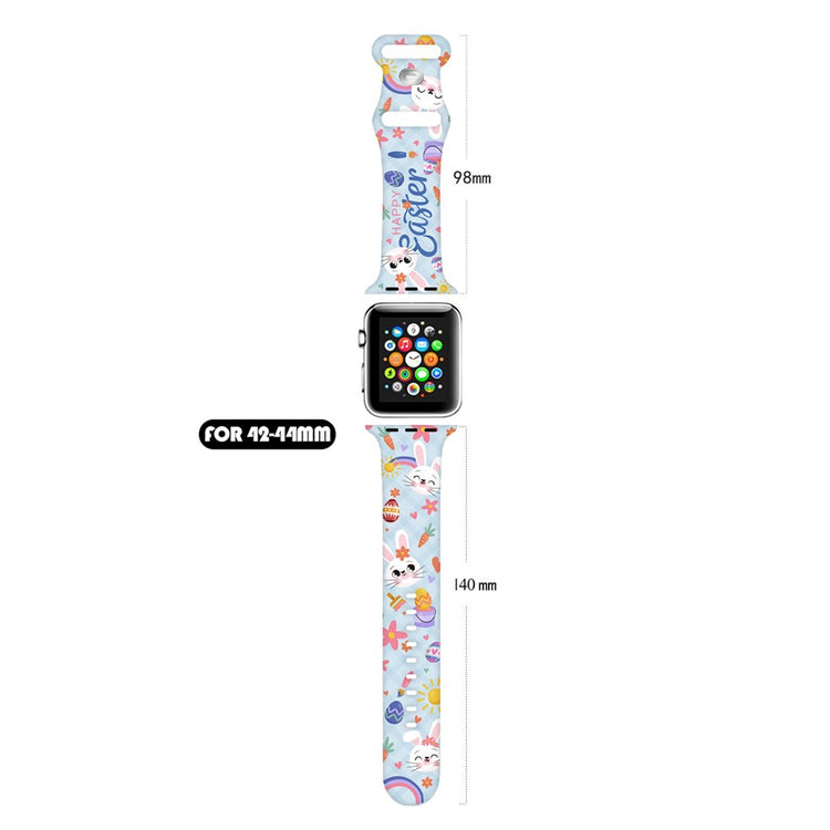 Very Fashionable Apple Smartwatch Silicone Universel Strap - Black#serie_12