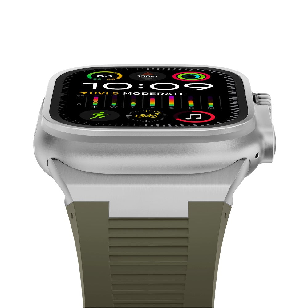 Super Cool Apple Smartwatch Silicone Universel Strap - Green#serie_14