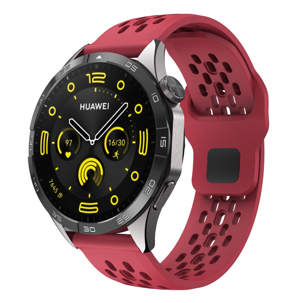 Incredibly Agreeable Smartwatch Silicone Universel Strap - Red#serie_12