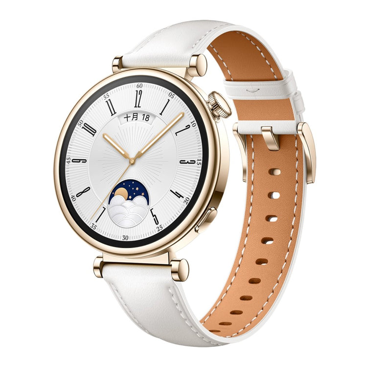 Great Smartwatch Genuine Leather Universel Strap - White#serie_1