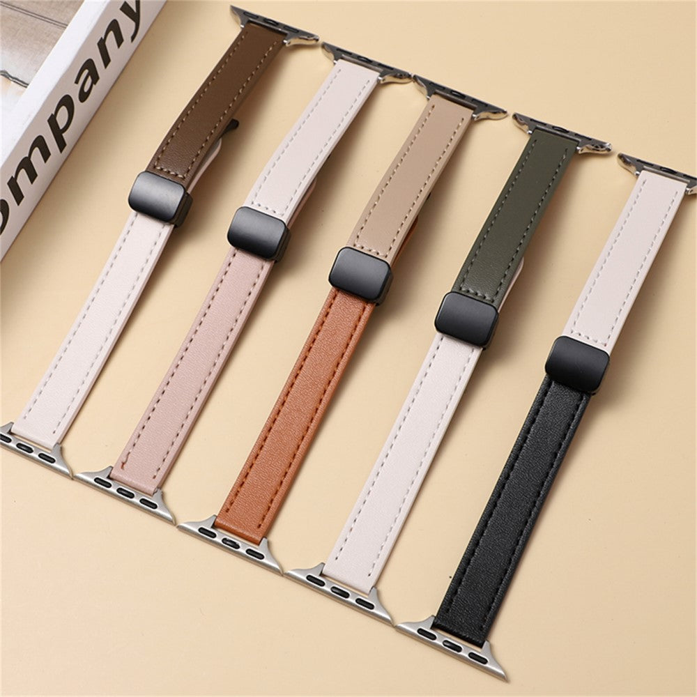 Strong Apple Smartwatch Pu Leather Universel Strap - White#serie_7