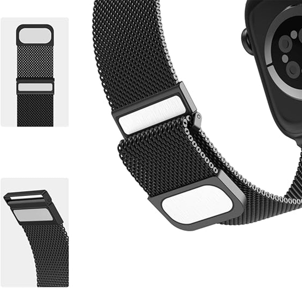 Super Elegant Apple Smartwatch Metal Universel Strap - Black#serie_1