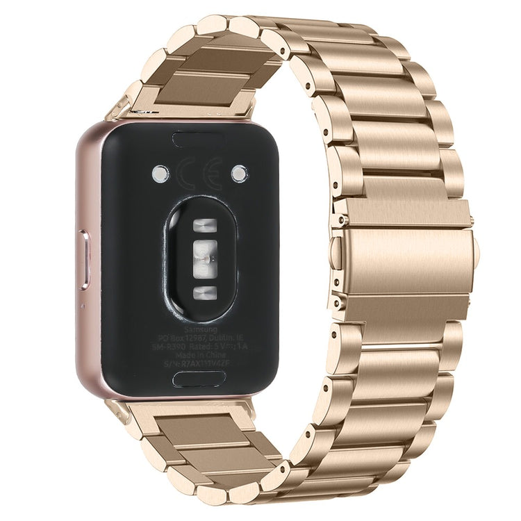 Mega Durable Samsung Galaxy Fit 3 Metal Strap - Gold#serie_1