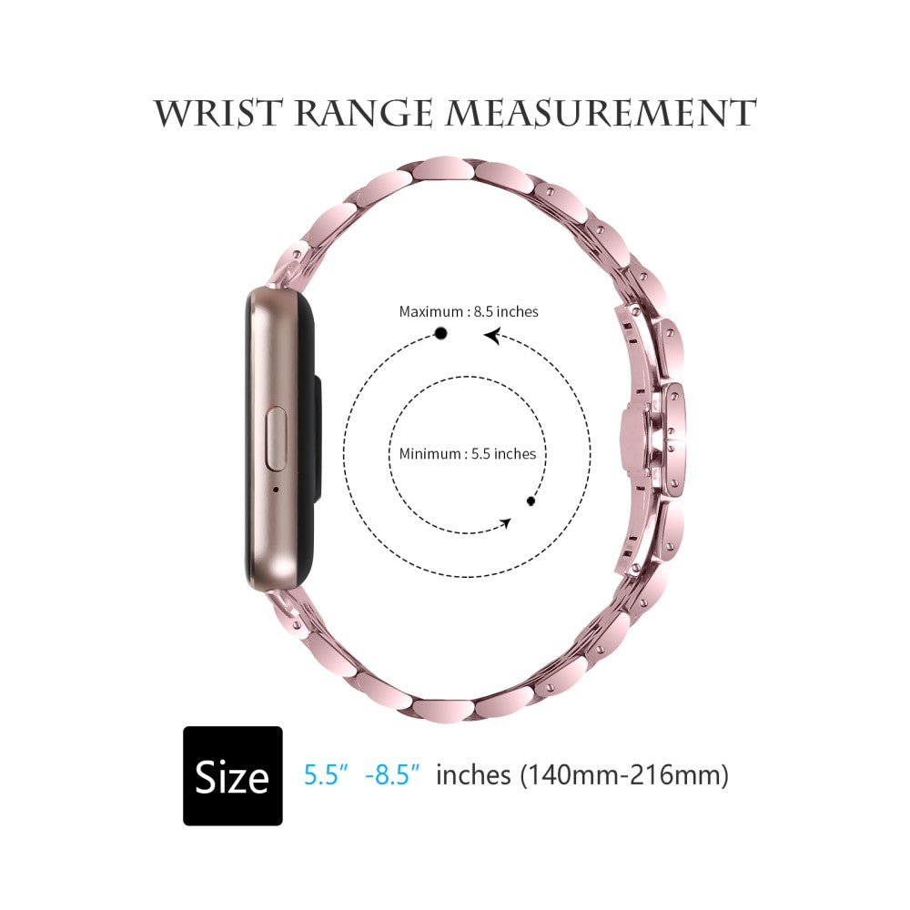 Remarkably Nice Samsung Galaxy Fit 3 Metal Strap - Pink#serie_4