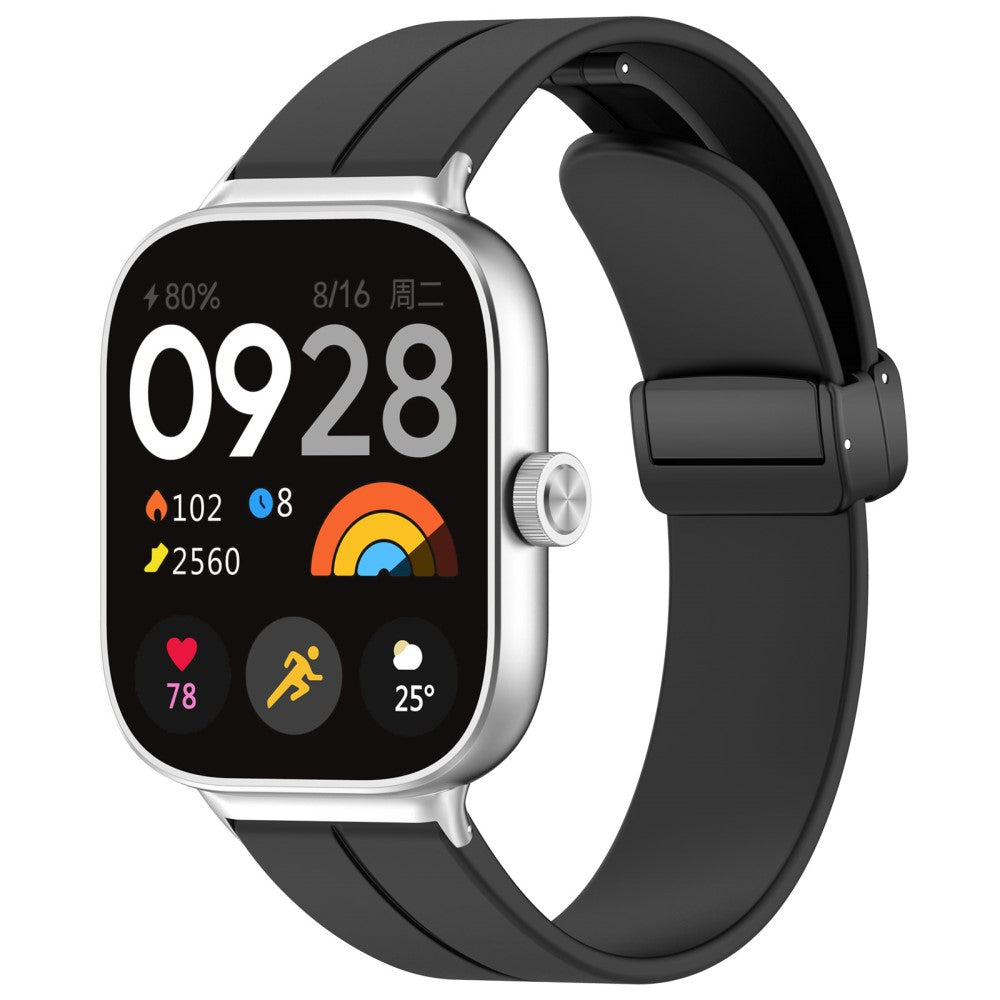 Xiaomi Redmi Watch 4 / Xiaomi Smart Band 8 Pro Silicone Universel Strap - Black#serie_1