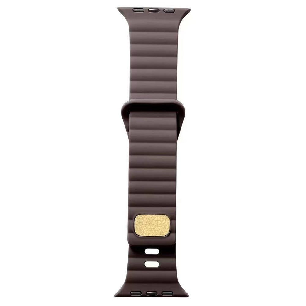 Super Sweet Apple Smartwatch Silicone Universel Strap - Brown#serie_6