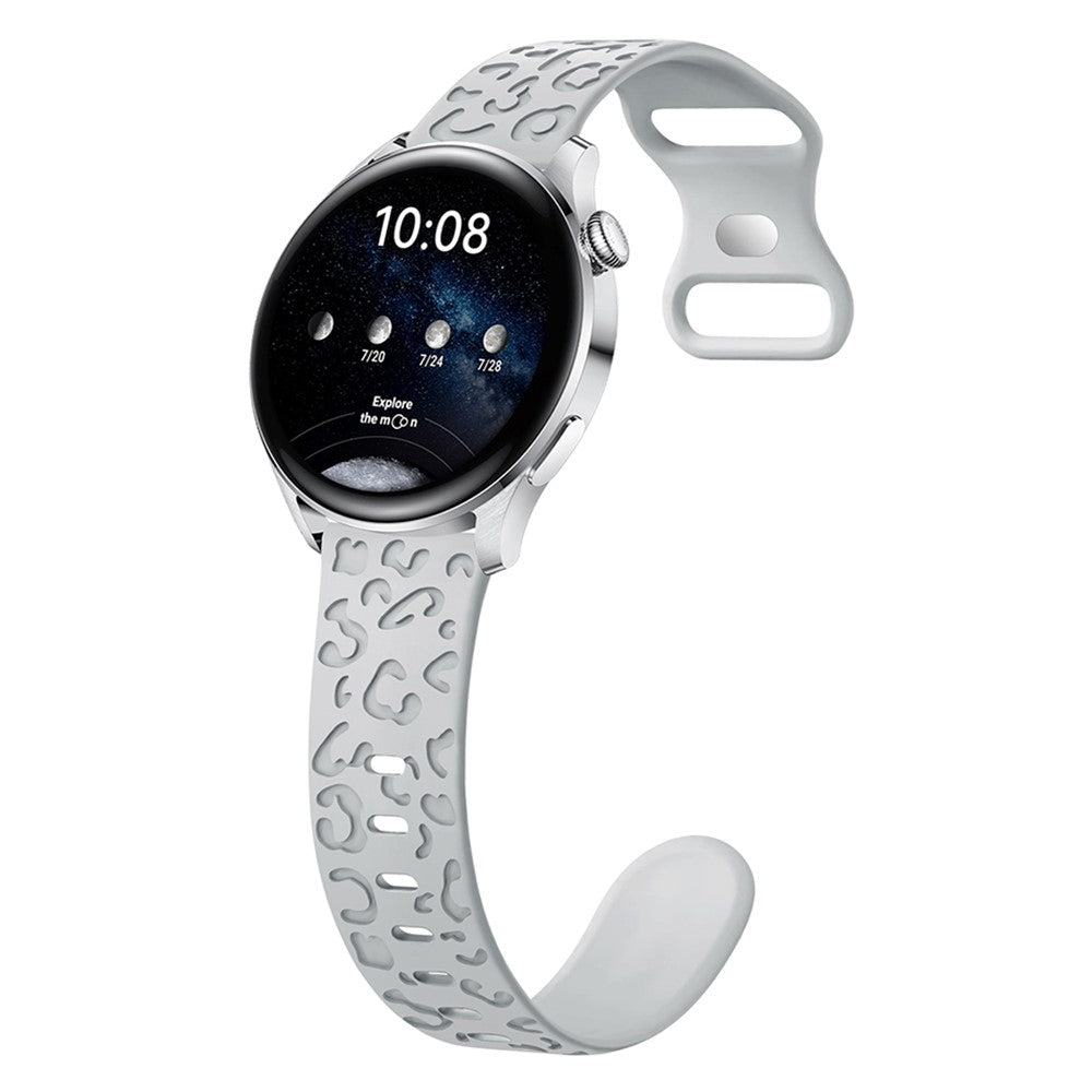 Incredibly Pleasant Smartwatch Silicone Universel Strap - Silver#serie_14