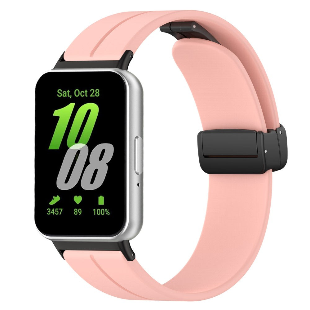 Super Comfortable Samsung Galaxy Fit 3 Silicone Strap - Pink#serie_9