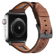 Mega Elegancki Apple Smartwatch Skóra Naturalna Uniwersalne Pasek
