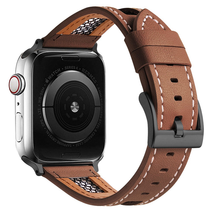 Exquisite Apple Smartwatch Genuine Leather Universel Strap - Brown#serie_1