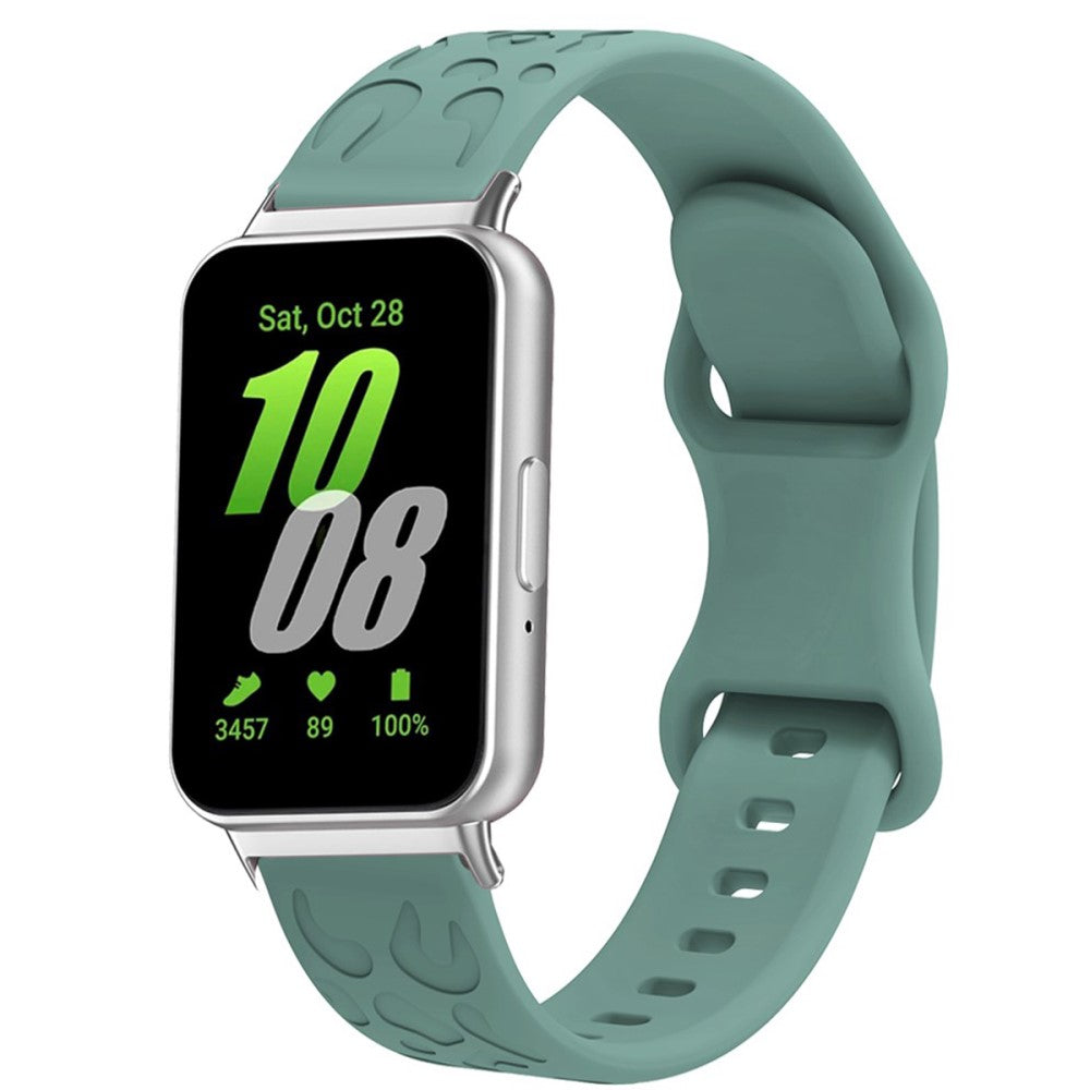 Remarkably Lovely Samsung Galaxy Fit Silicone Strap - Green#serie_10