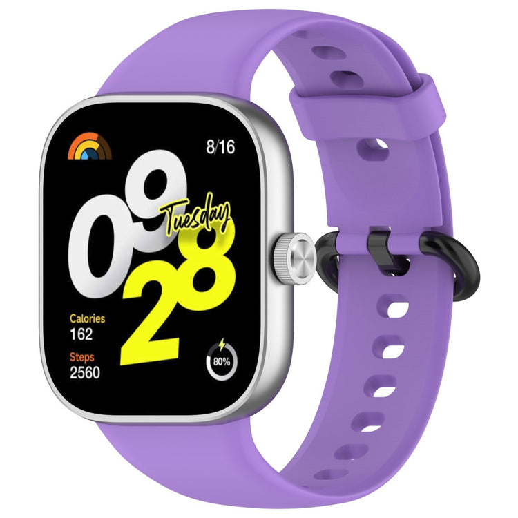 Absolutely Good Xiaomi Redmi Watch 4 Silicone Strap - Purple#serie_11