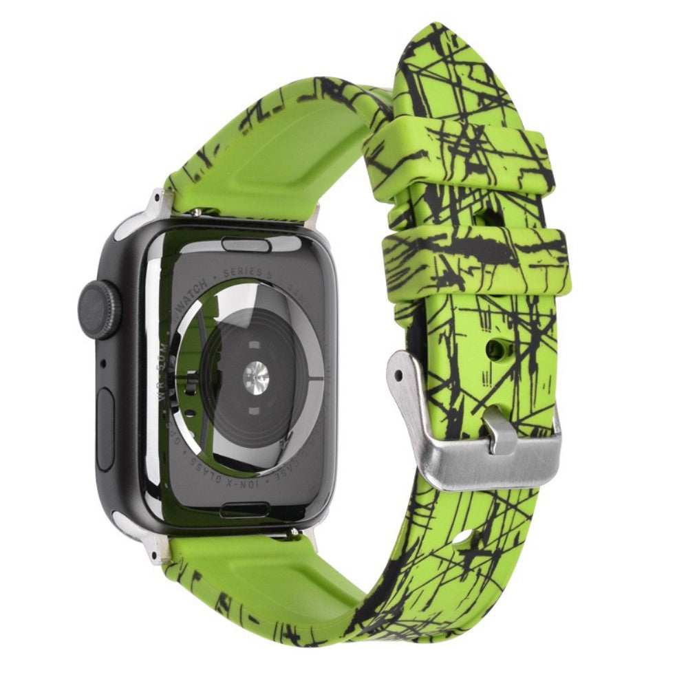 Super Stylish Apple Smartwatch Silicone Universel Strap - Green#serie_7