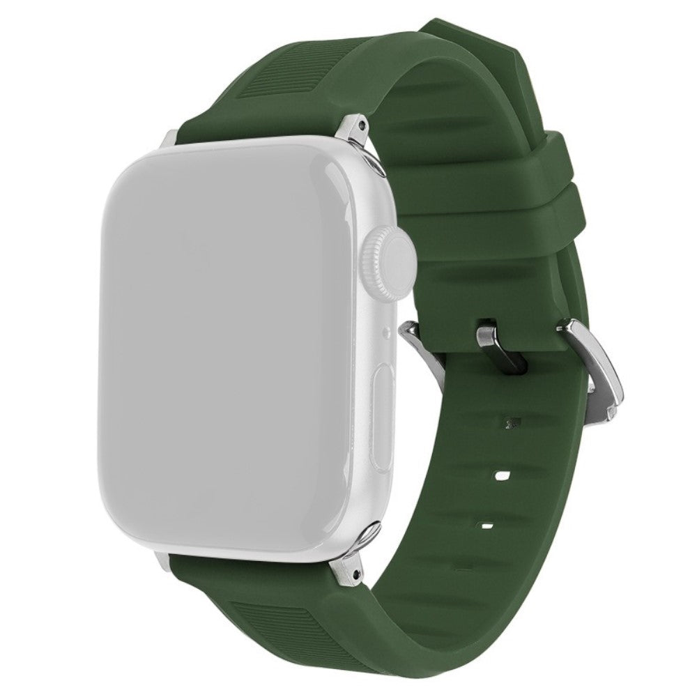 Timeless Apple Smartwatch Silicone Universel Strap - Green#serie_3