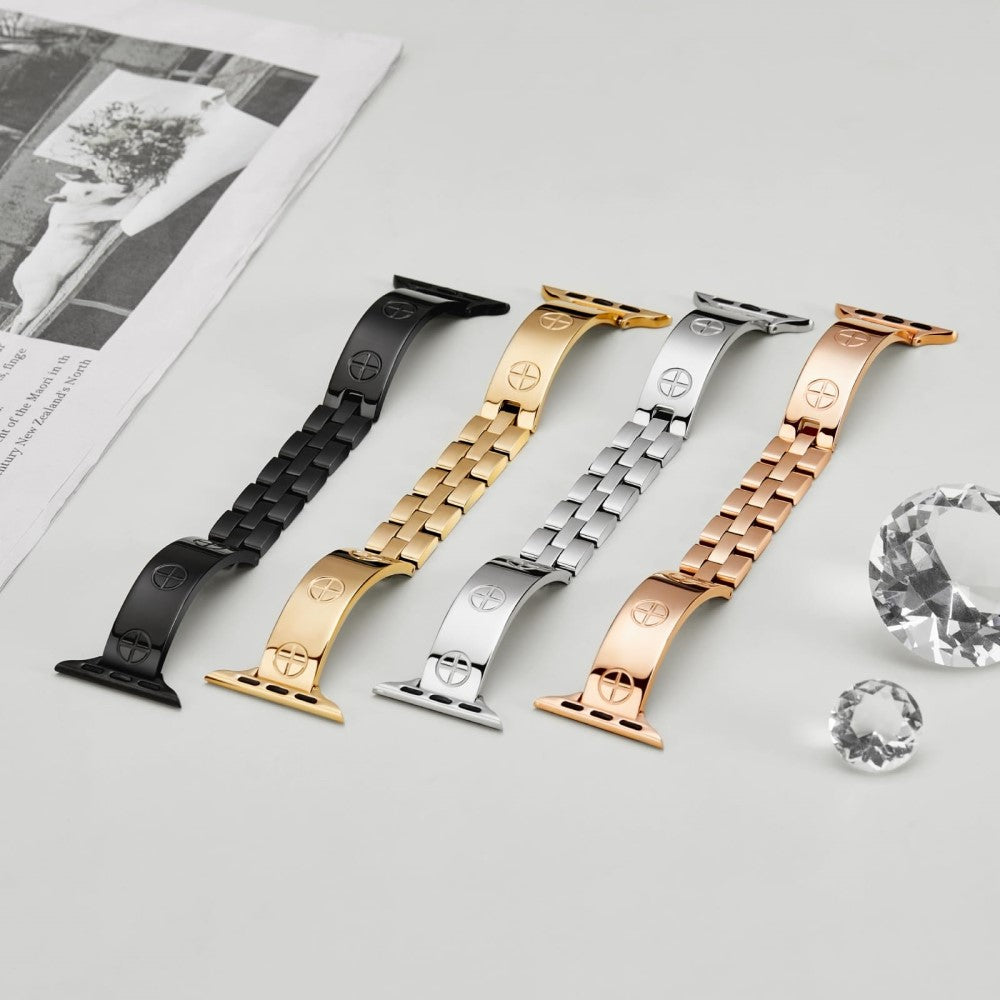 Mega Fantastic Apple Smartwatch Metal Universel Strap - Gold#serie_1