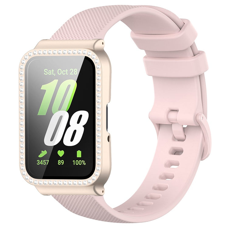 Very Beautiful Samsung Galaxy Fit 3 Silicone Strap - Pink#serie_6