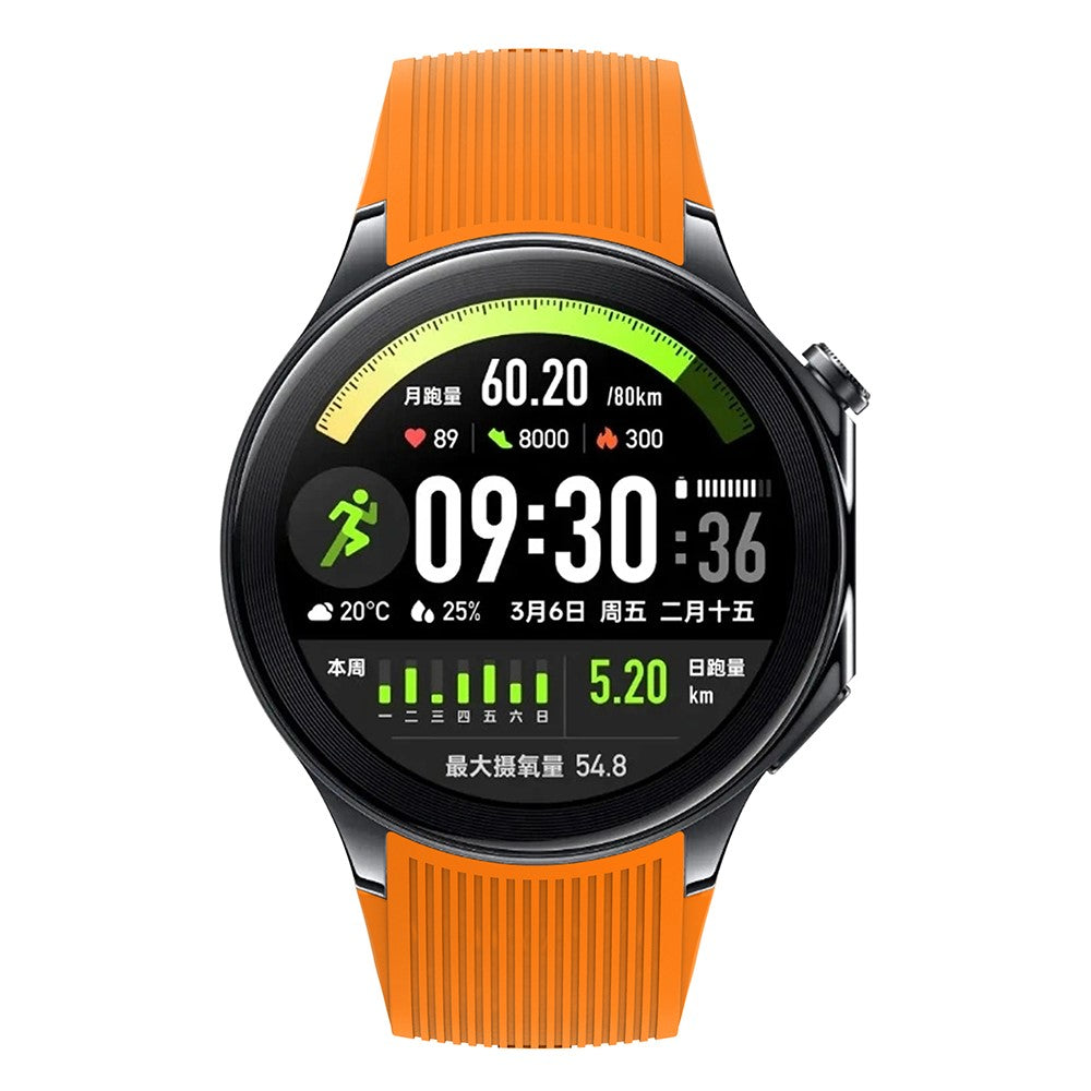 Wonderful Oppo Watch X Silicone Strap - Orange#serie_4