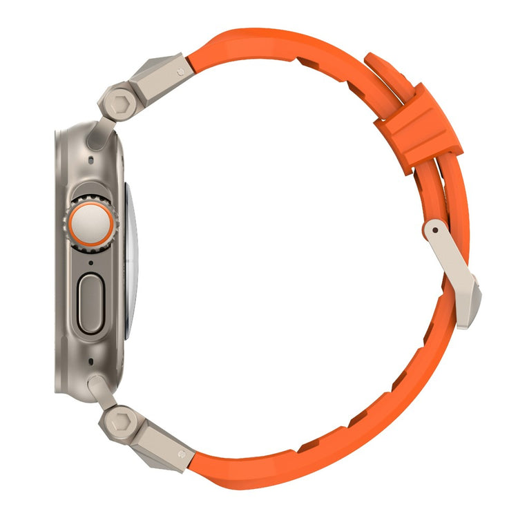 Cool Apple Smartwatch Silicone Universel Strap - Orange#serie_1