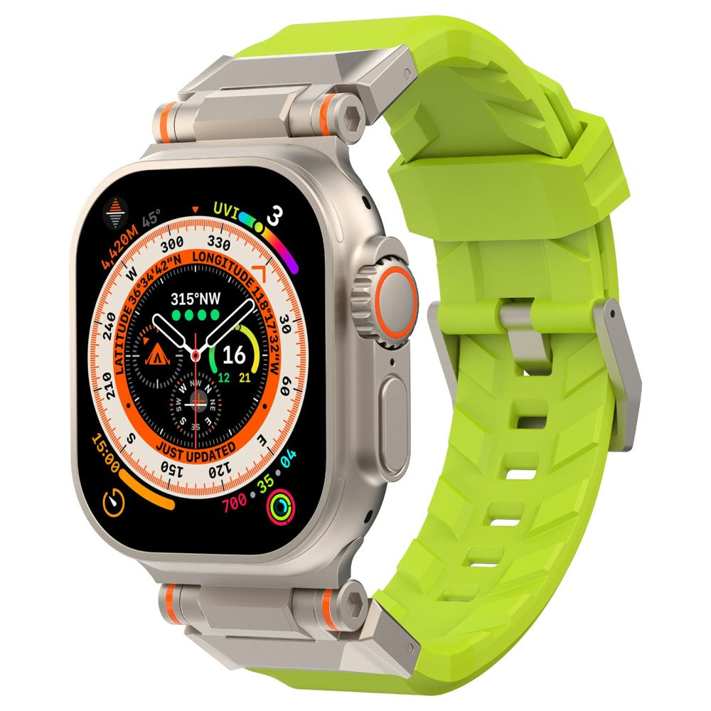 Cool Apple Smartwatch Silicone Universel Strap - Green#serie_6