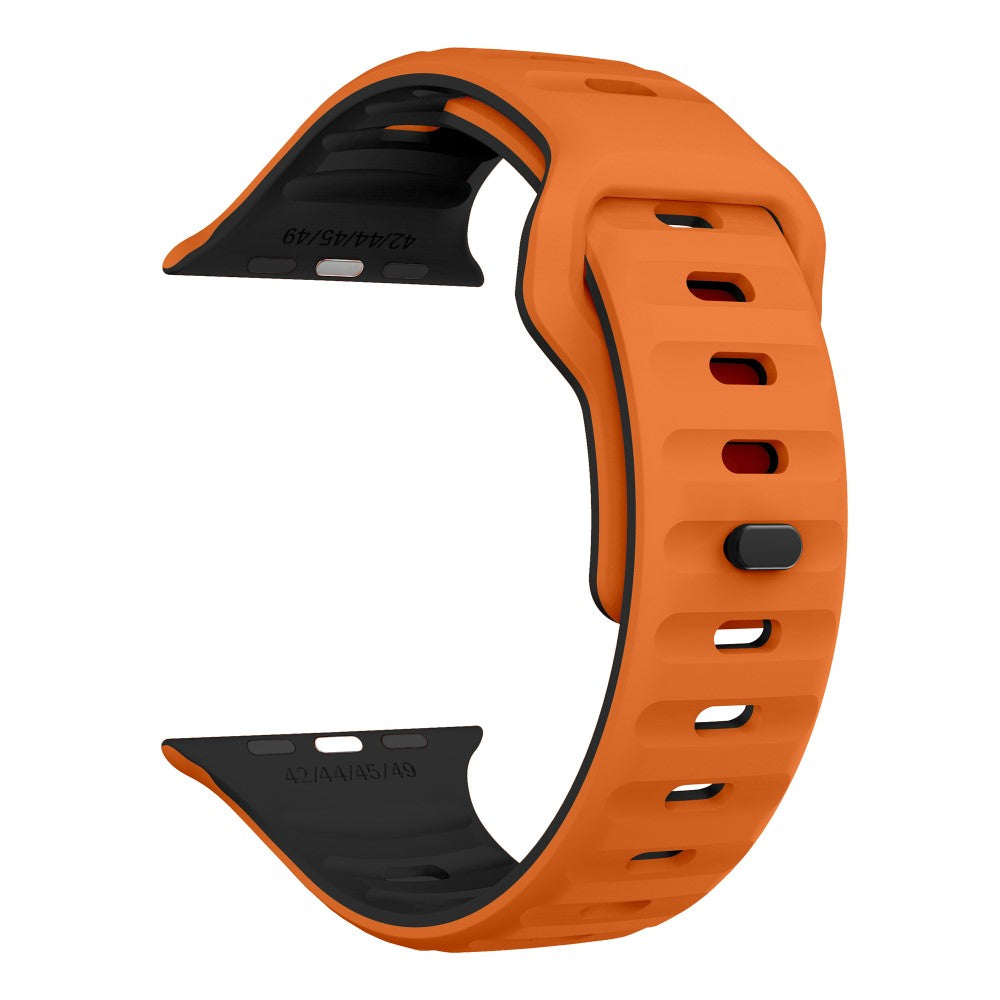 Remarkably Neat Apple Smartwatch Silicone Universel Strap - Orange#serie_1