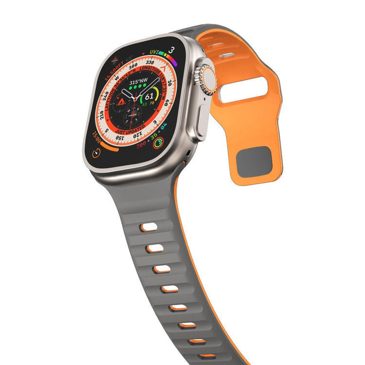 Remarkably Neat Apple Smartwatch Silicone Universel Strap - Orange#serie_6