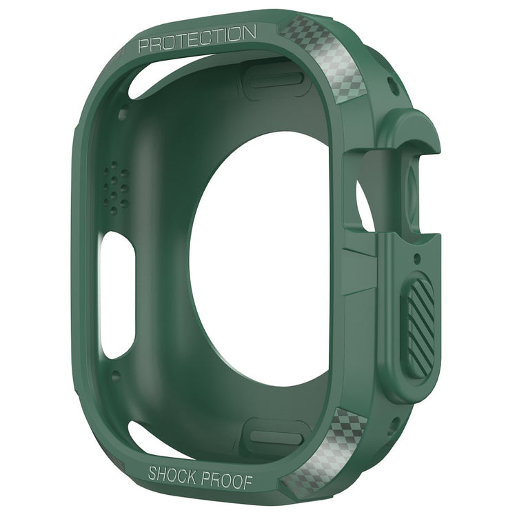 Comfortable Apple Watch Ultra Silicone Strap - Green#serie_6