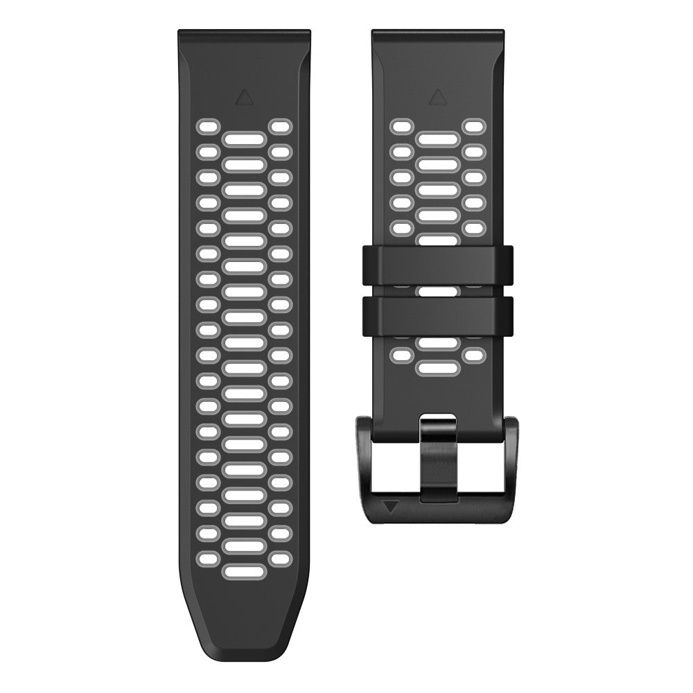 Comfortable Garmin Smartwatch Silicone Universel Strap - Black#serie_6