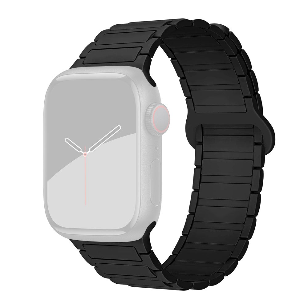 Incredibly Tough Apple Smartwatch Silicone Universel Strap - Black#serie_8